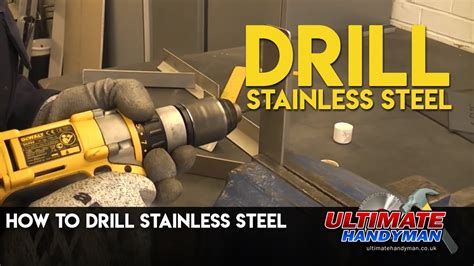 how to drill stainless sheet metal|drilling 304 stainless with cobalt.